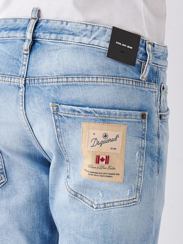 Men's Jeans Dsquared2 Light Super Fade Light Denim