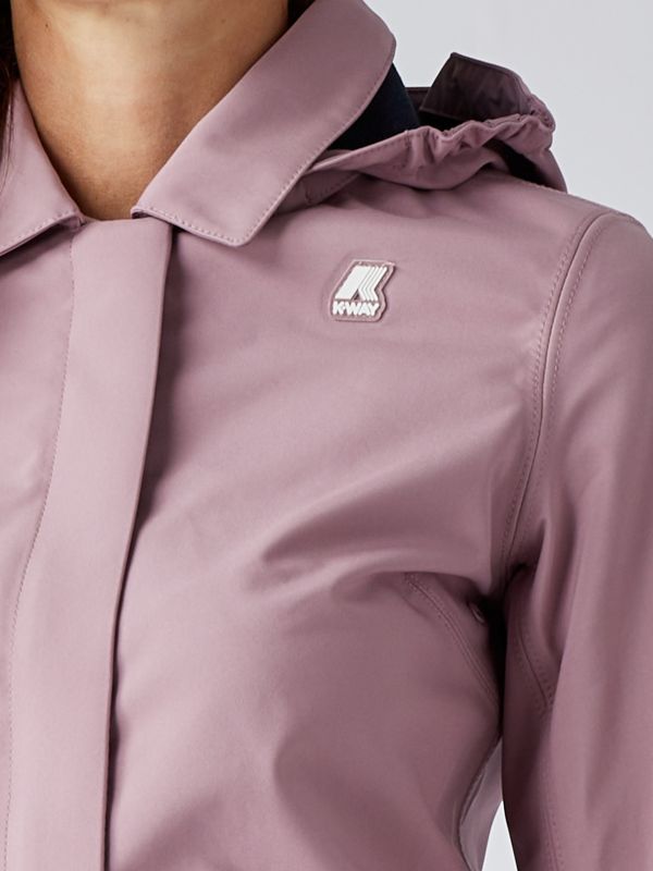 Veste femme K-Way Mathy Bonded Lavande | Caposerio.com
