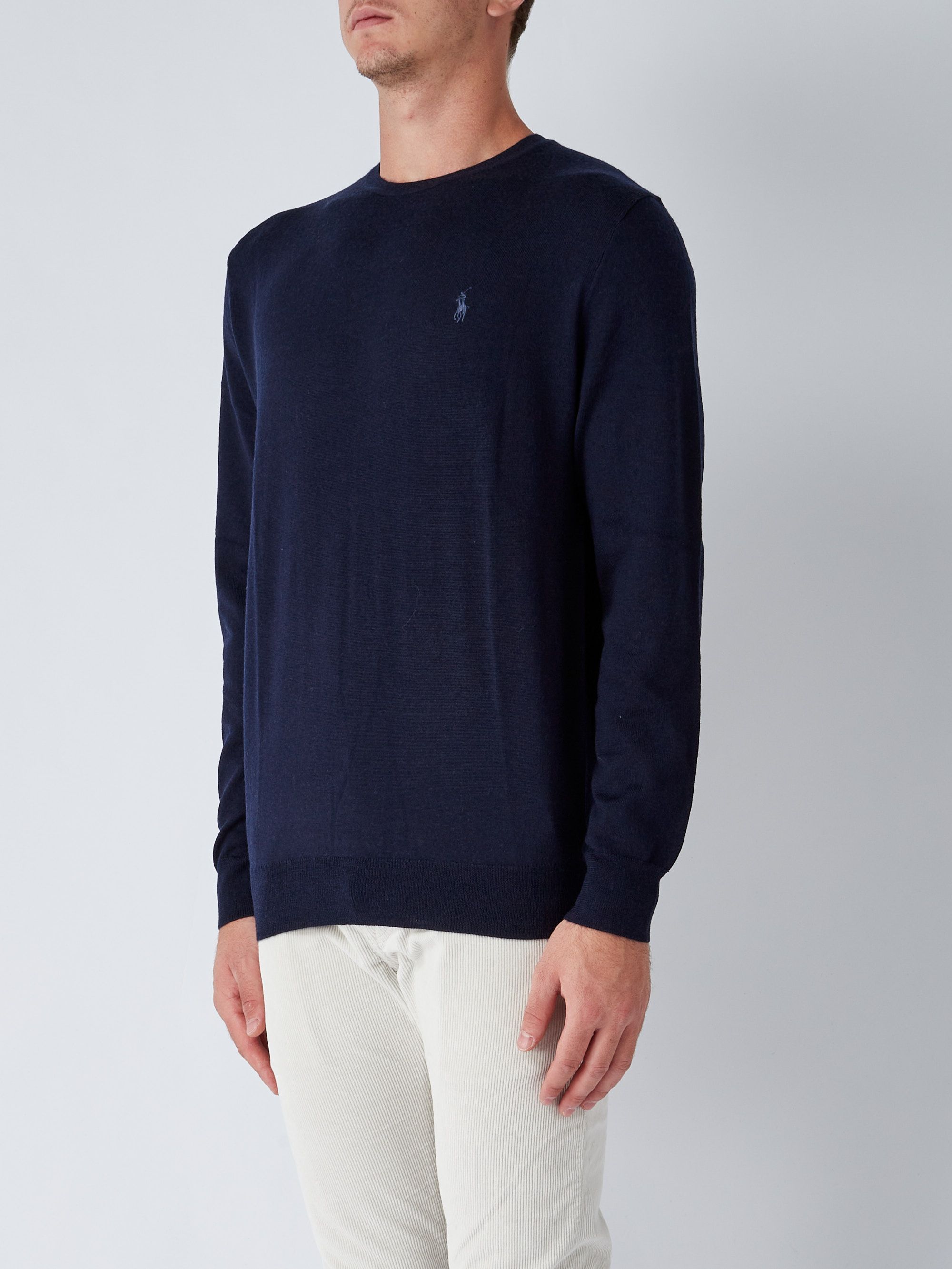 Polo Ralph Lauren men's slim fit wool sweater Blue