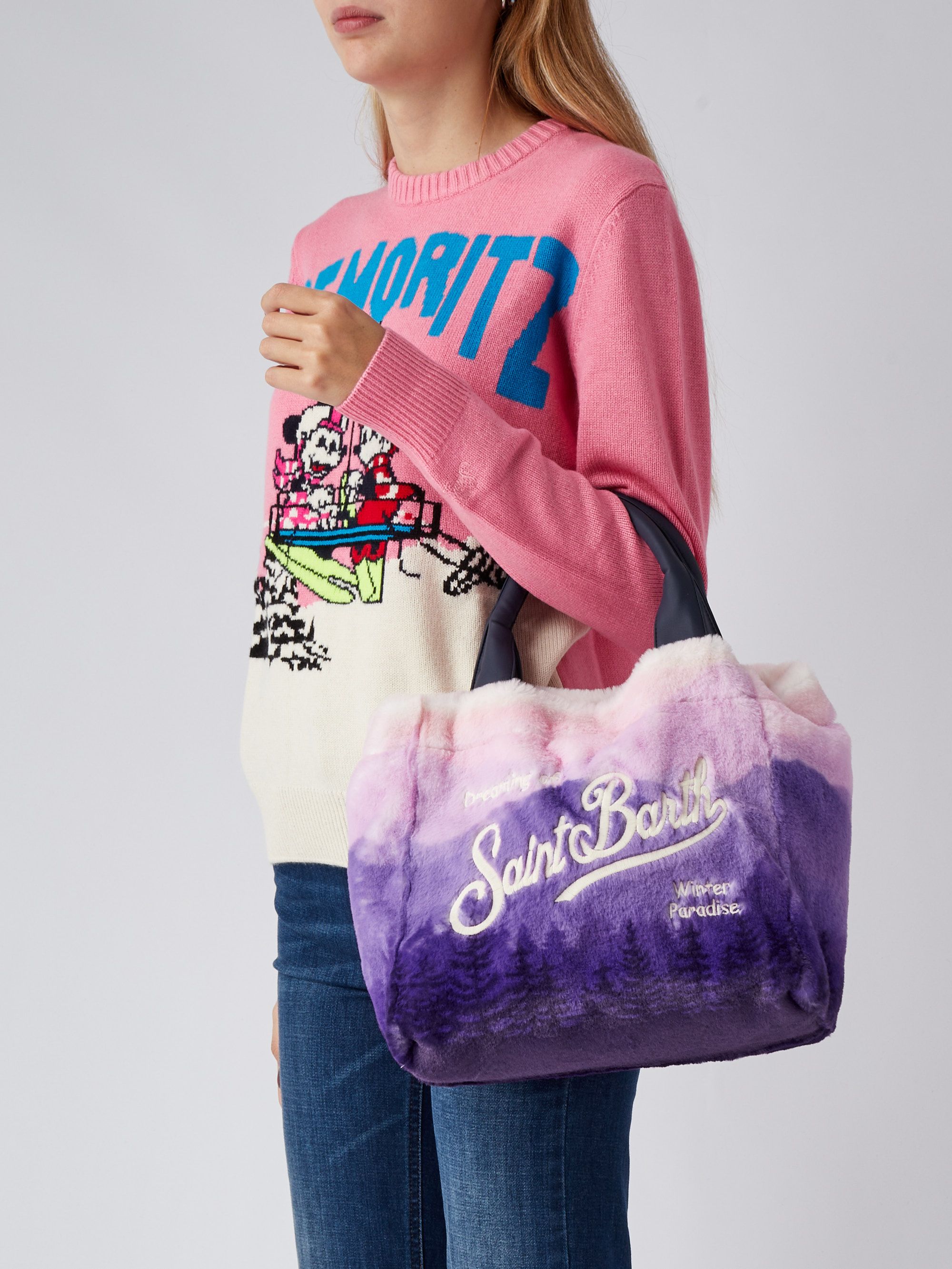 Borsa A Tracolla 'Petite' Con Oval T Floreale Donna, Bianco | Milano - Foto 10