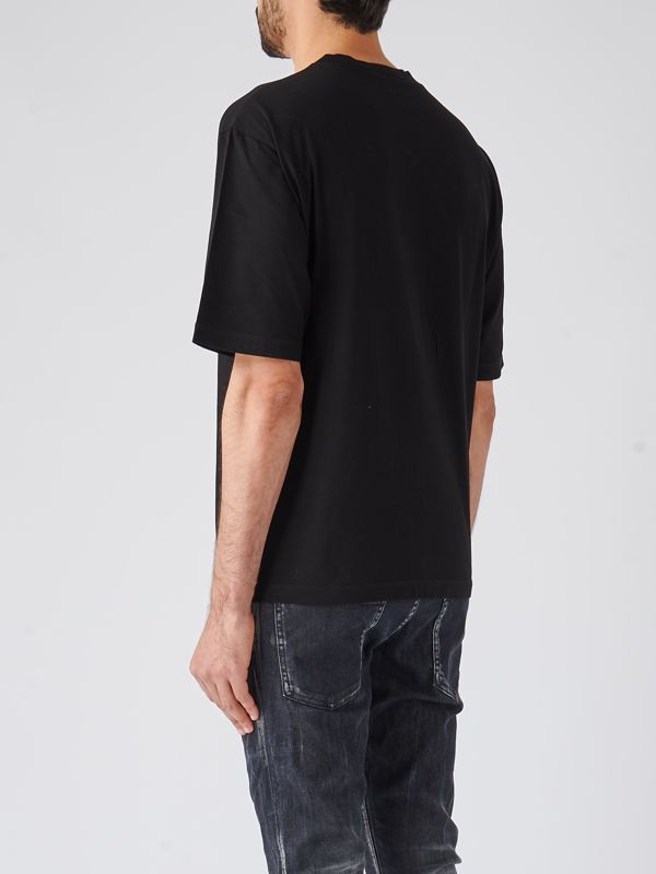 Tシャツ・カットソー DSQUARED2 Men T-shirt Black S79GC0097D20033 900 Dsquared2 men's oversized cotton T-shirt with logo