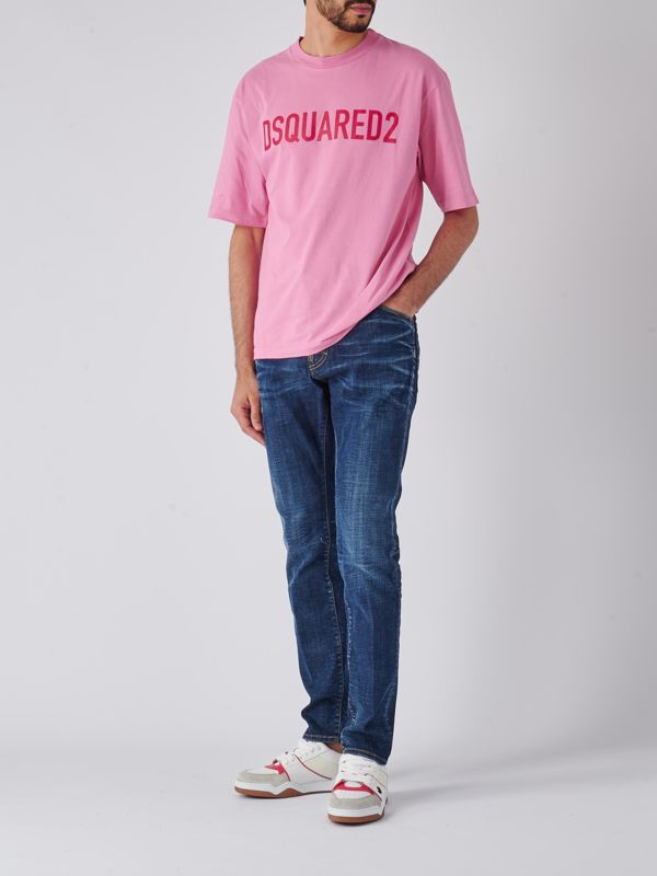 Dsquared2 Cool Guy men's jeans in stretch cotton washed