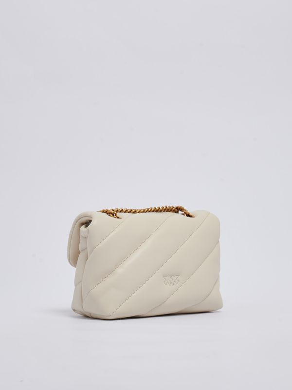 トートバッグ PINKO Women Bags 100039A0F2 Z14Q 234105 WHITE Pinko Love Puff mini leather women's bag 100039a0f2 White