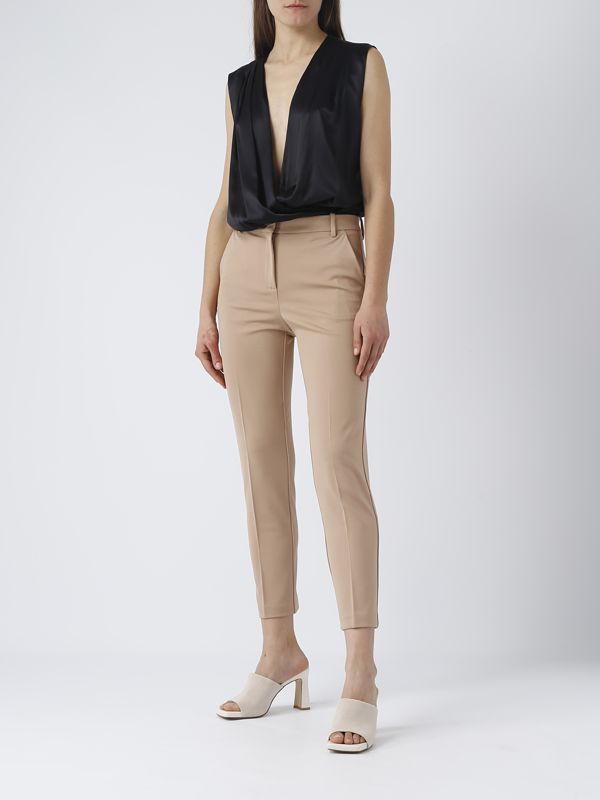 パンツ PINKO Woman Pants Brown 100155A1L4 C95 donna-abbigliamento-pantaloni-