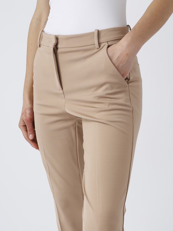 Pinko women's pants in technical viscose stretch fabric