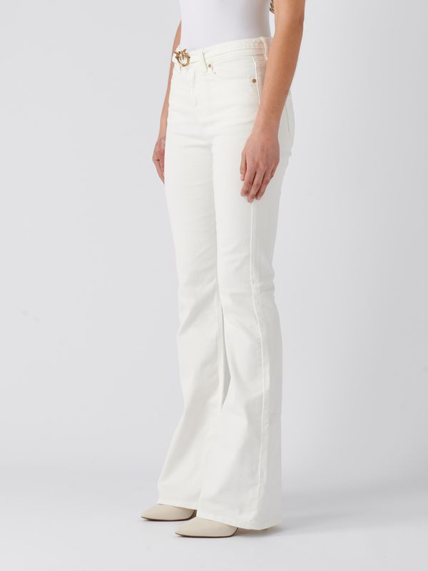 デニム・ジーパン PINKO Women Denim Pants 101733A1RA Z14 White PINKO: Pants woman - Denim | Pinko jeans 101733A20Z online