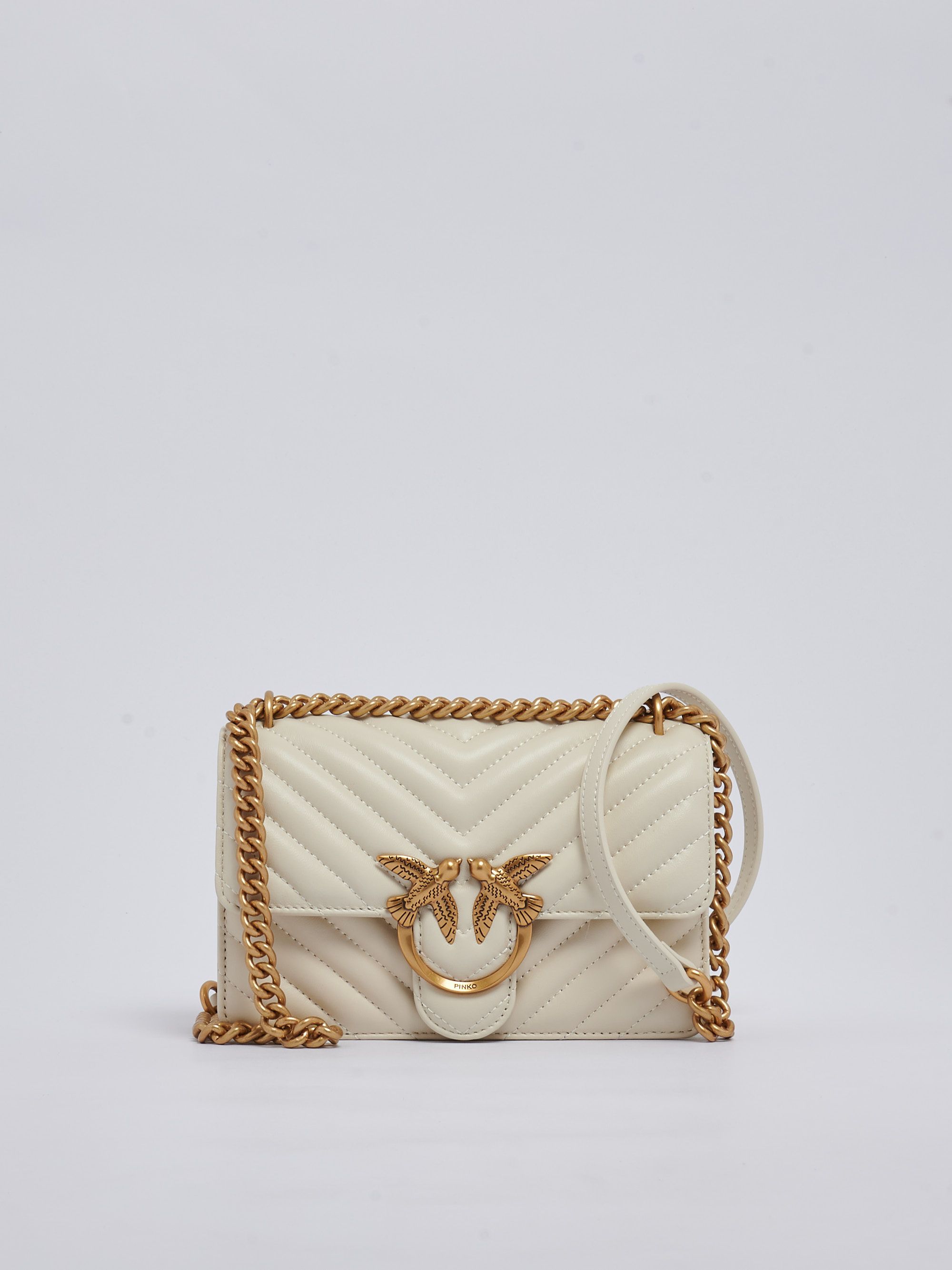 Borsa Donna PINKO Mini Love Cover H1C - Materiale Pregiato, Chiusura Cerniera E Bottone