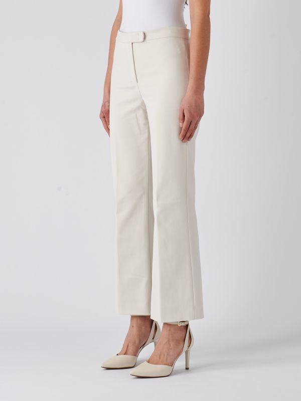 Women's S Max Mara Conico stretch cotton blend pants