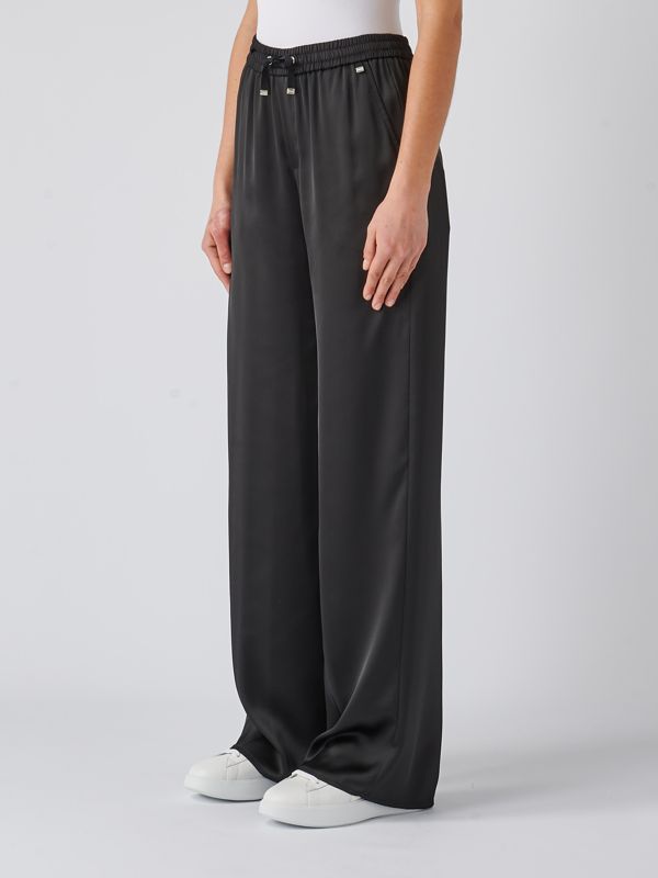 パンツ HERNO Women Straight Pants PT000132D 6277RI9300 Black HERNO Women Straight Pants PT000132D 6277RI9300 Black (HERNO