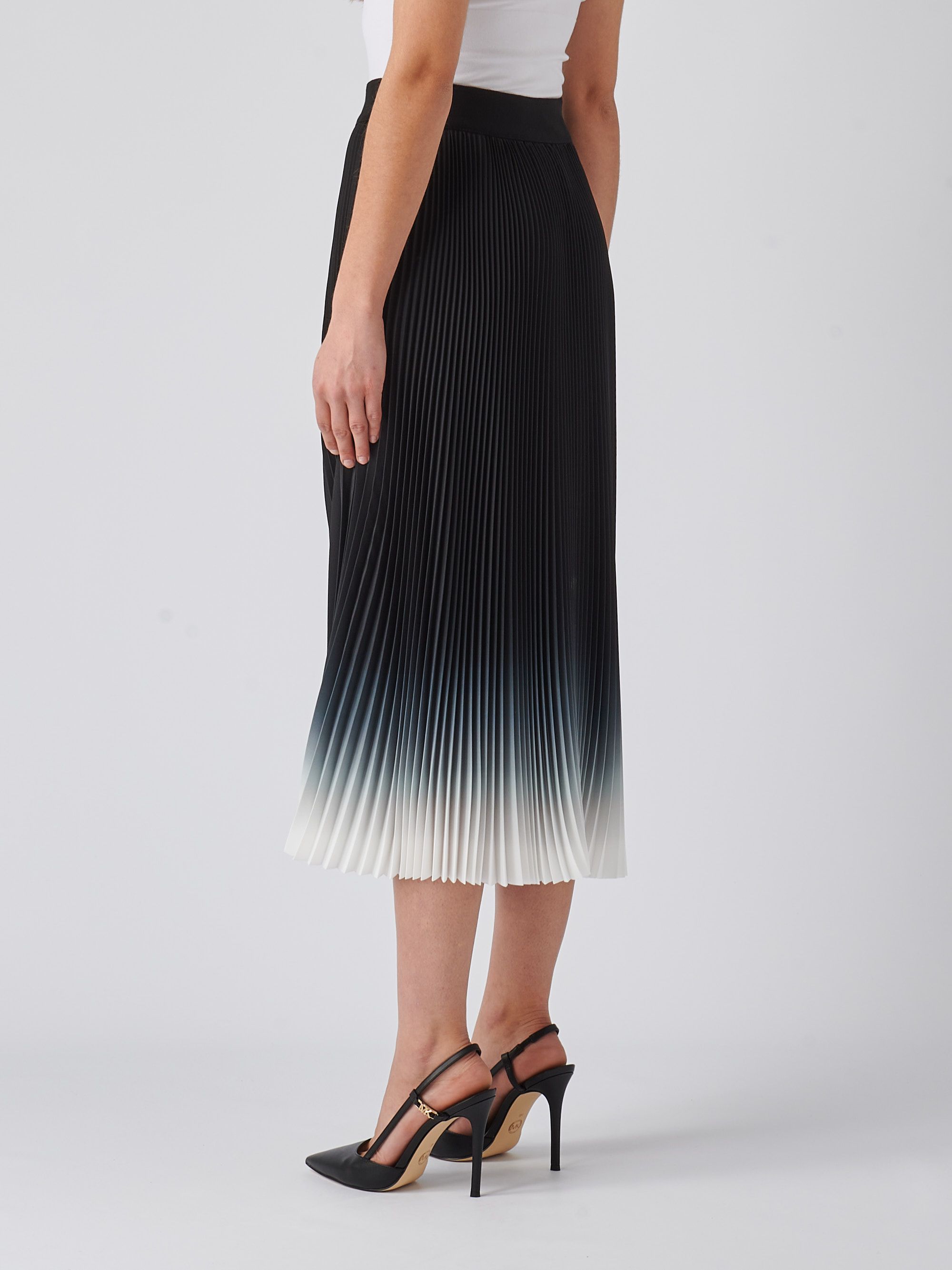 Gonna donna Herno in crepe de chine plissè gn000022d12621