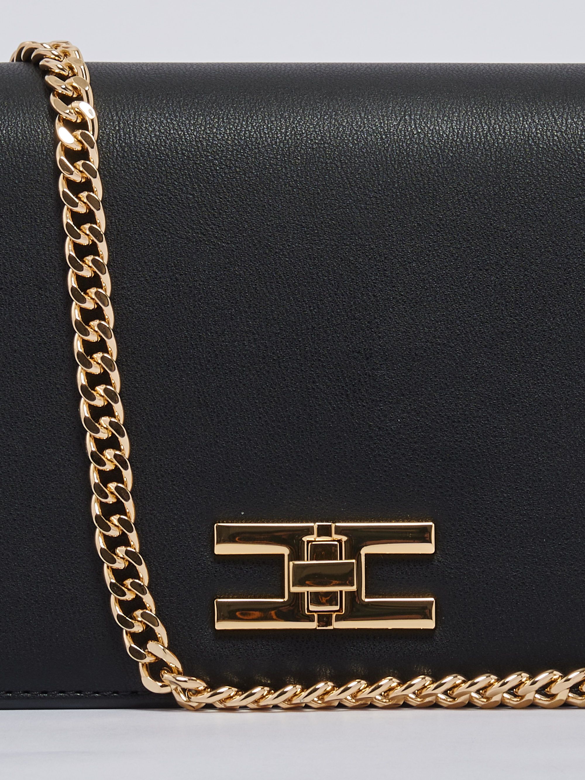 Elisabetta Franchi leatherette bag for women bs03a41e2 Black