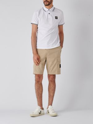 5. Stone Island Poloshirt aus Baumwolle für Herren Weiß Stone Island