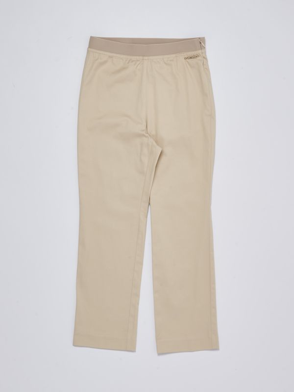 Lot De 2 Pantalons D'École Fille - Taille Élastique, Jersey Extensible, 2 Poches - Tailles 2 à 17 Ans