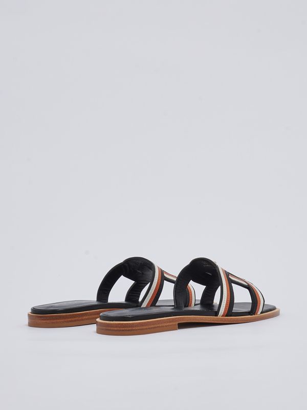 Tod's Kate women's leather sandal xxw70k0ia60psw Black