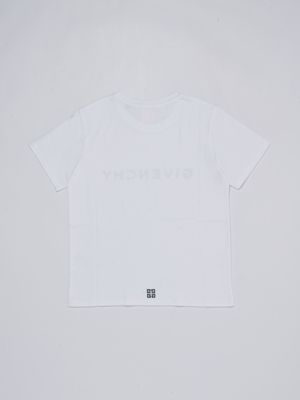 Givenchy girl's T-shirt in cotton h30074 White | Caposerio.com