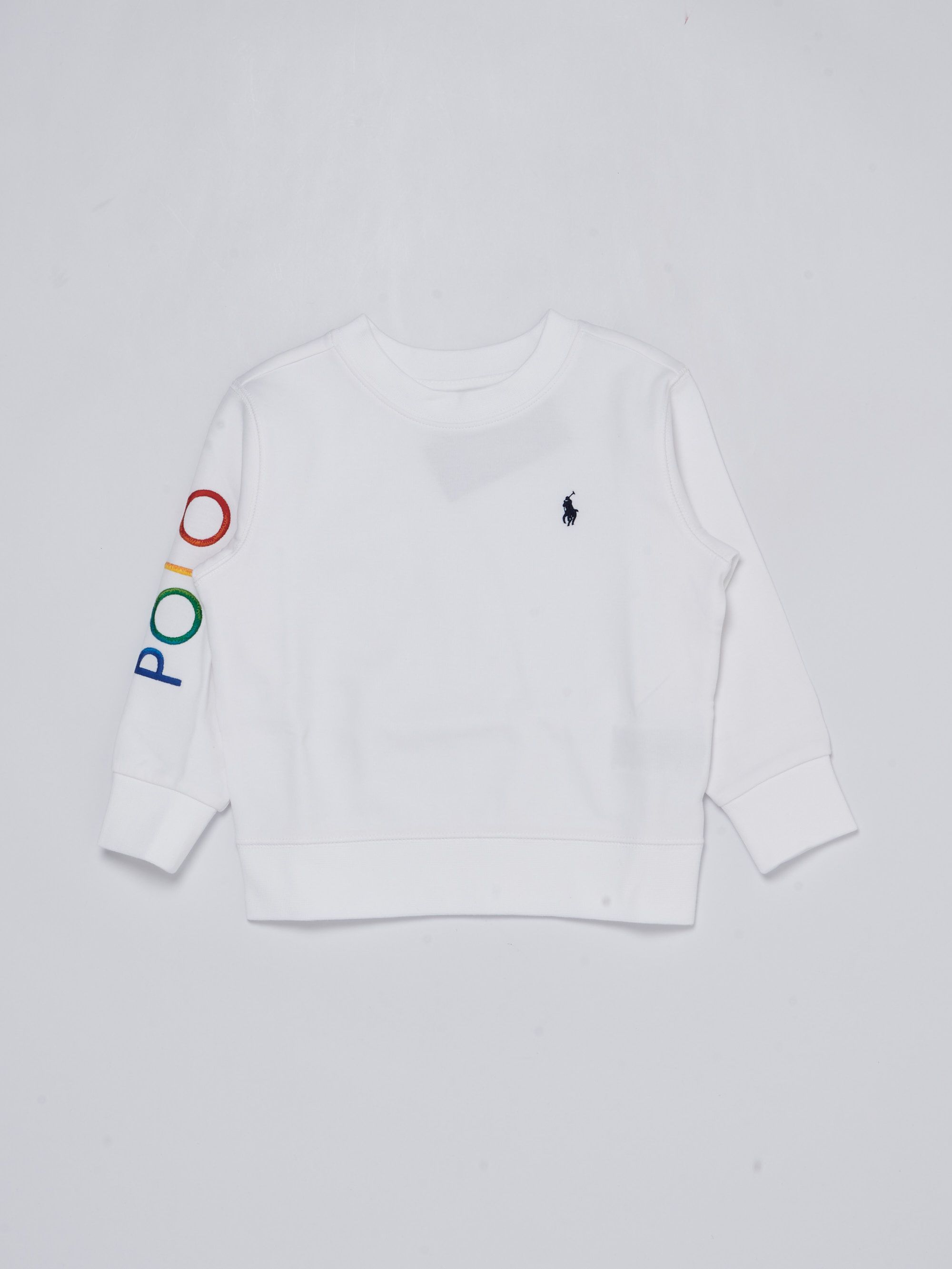 Polo Ralph Lauren boy sweatshirt with multicolor logo