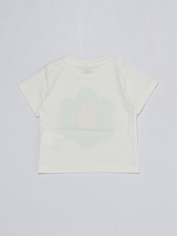 Tシャツ・カットソー STELLA MCCARTNEY TOP WITH ANIMAL PATTERN Adidas STELLA MCCARTNEY stretch cheetah-print TRUEPUR top