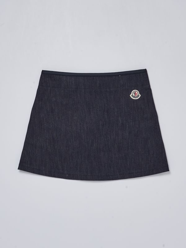 キッズ用ボトムス MONCLER SS25 Denim skirt (K19542D00002598KD 711) bambino-bambina-e-ragazza-