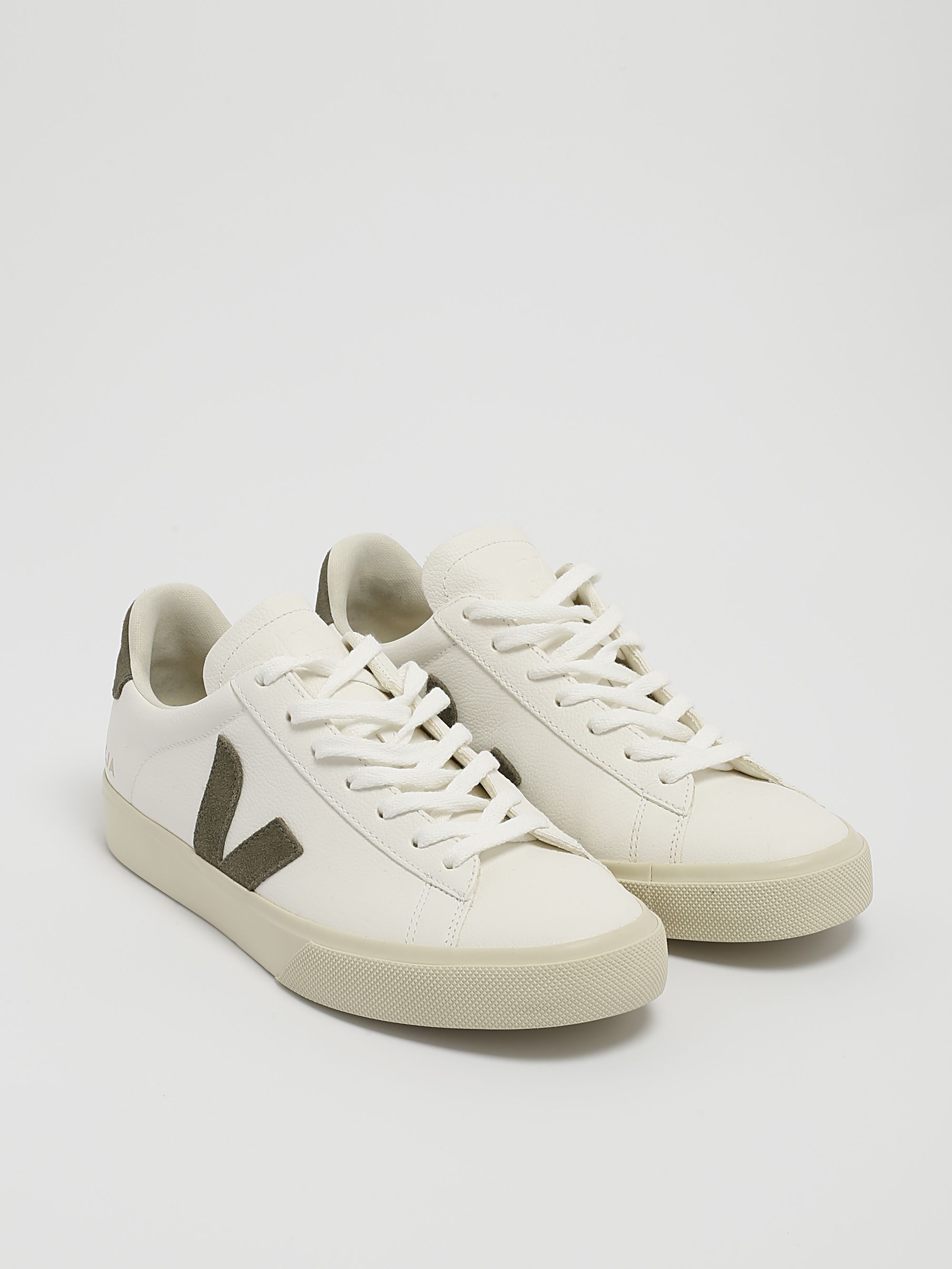 Veja Campo men's chromefree leather sneakers with suade