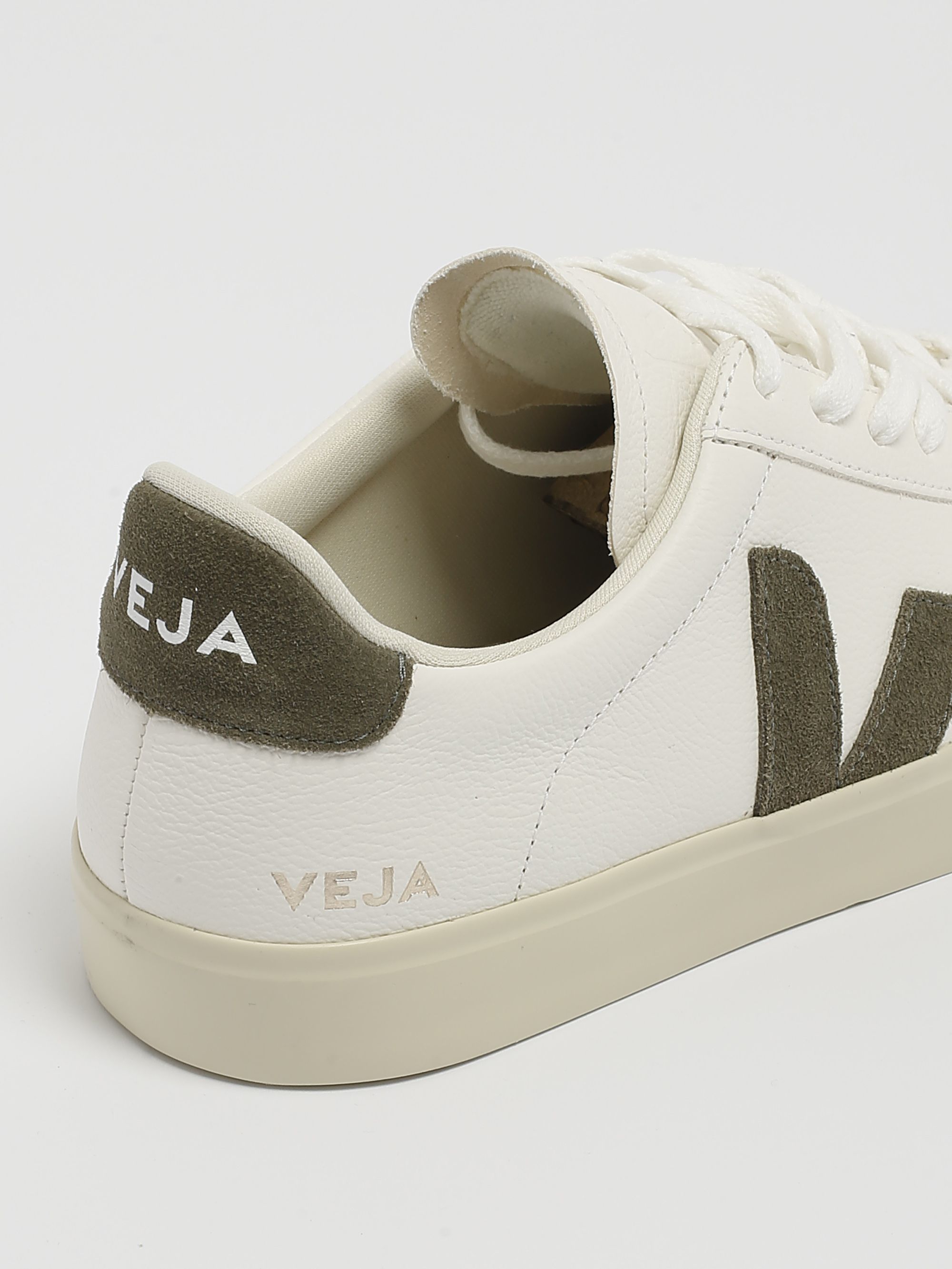 スニーカー VEJA chromefree sneakers campo sneakers CP0502347A CAMPO LEATHER WHITE KAKI | VEJA