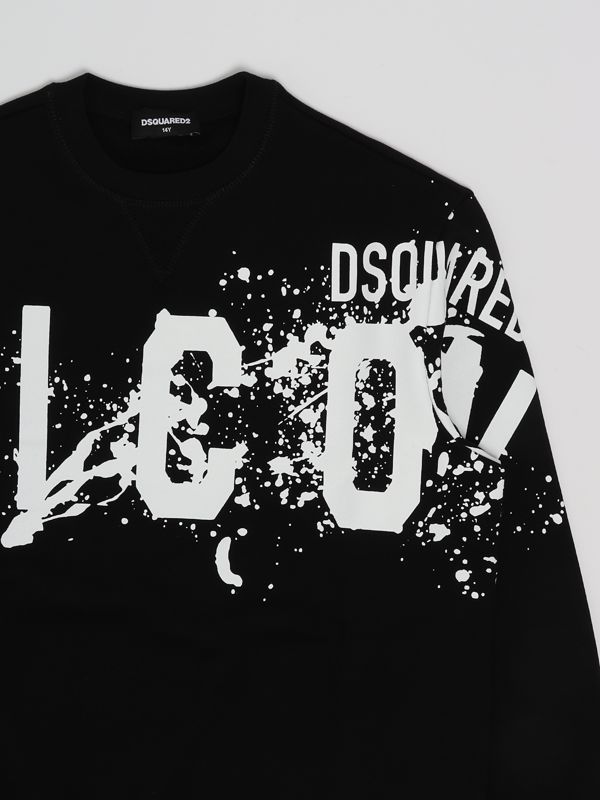 Dsquared2 boy's cotton Icon print sweatshirt dq2424d009b