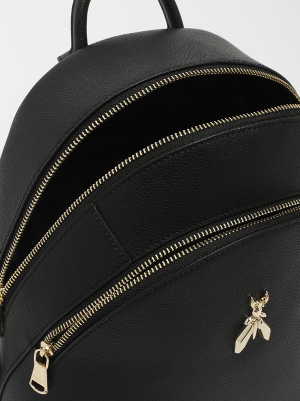 PATRIZIA PEPE CQ4879L001K103 関税送料込 Leather shopping bag with zipper | Black | Patrizia Pepe