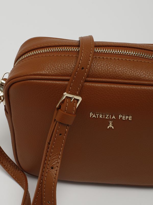 PATRIZIA PEPE CW8684L001FB30 関税送料込 Fly Bag leather shopper bag Black | Patrizia Pepe