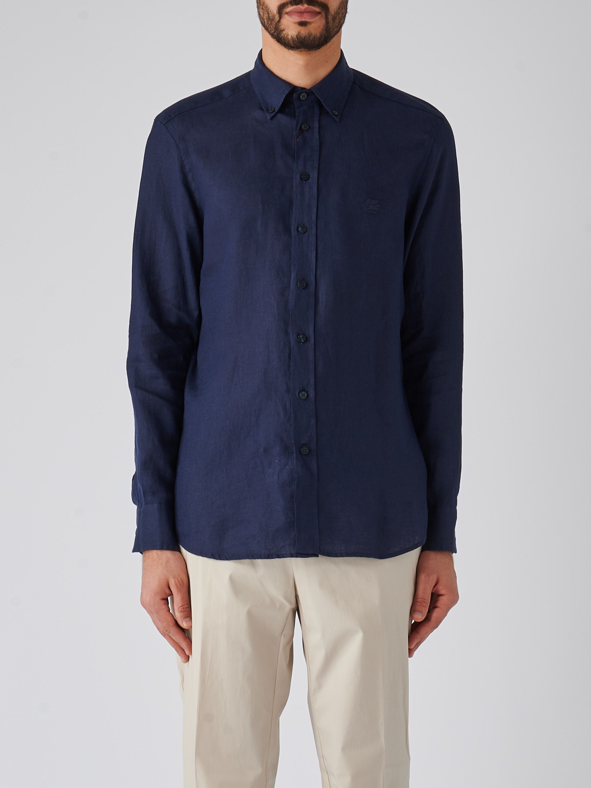 Tシャツ・カットソー ETRO SS25 Etro Shirts (MRIB0004 AV605W0800) T-SHIRT WITH PALM-TREE PRINT | T-shirt and Sweatshirts | ETRO