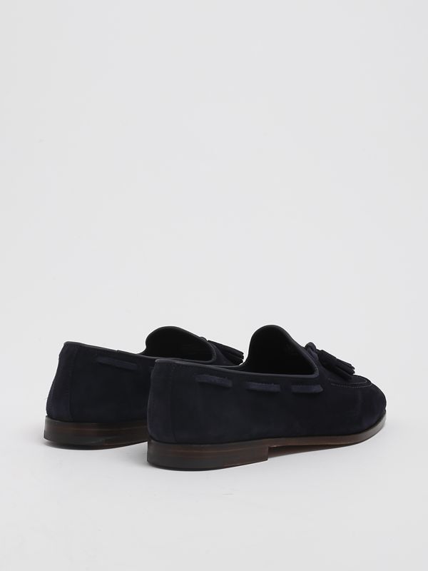 3. Mocassino uomo Church's in camoscio con nappe Navy Church's edb141fg000009ca