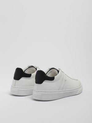 3. Sneakers uomo Hogan H365 H Canaletto in pelle con logo a rilievo Bianco Hogan hxm3650j3100bv