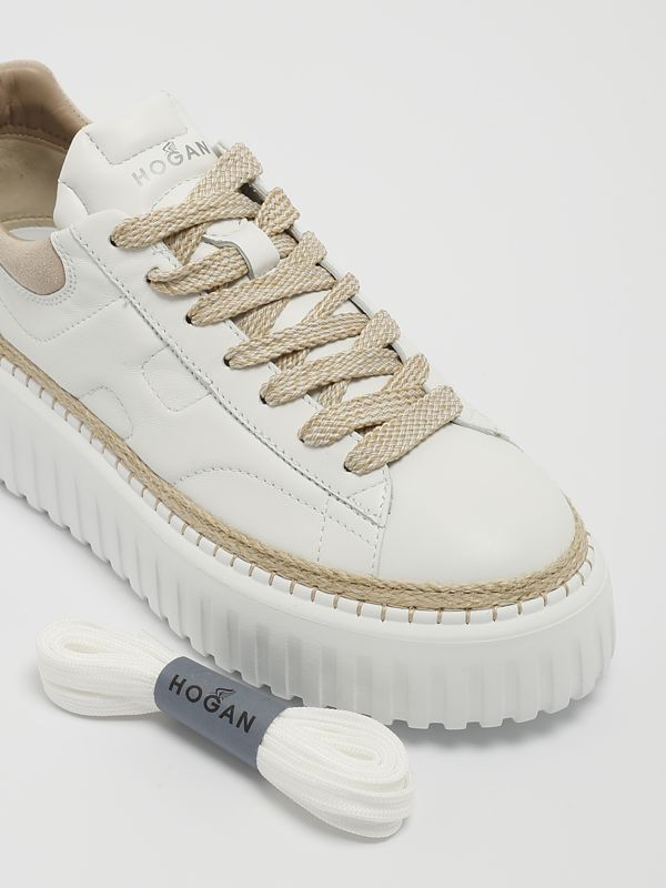 【HOGAN】H659 スニーカー HXW6590FC6HU4UB013 Hogan H Stripes H659 leather sneakers for women