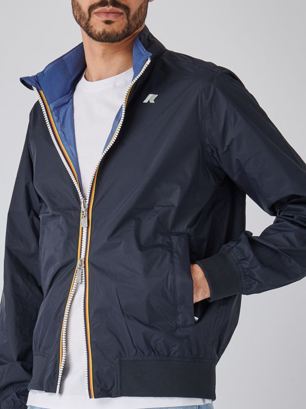 ジャケットその他 K WAY Men Jacket K2123ZW867BLUEDEEP Blue Jackets Unisex LE VRAI 4.0 CLAUDE Mid BLUE DEEP COBALT
