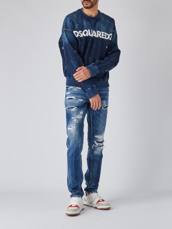 Dsquared2 Cipro Fit cotton blend sweatshirt for men