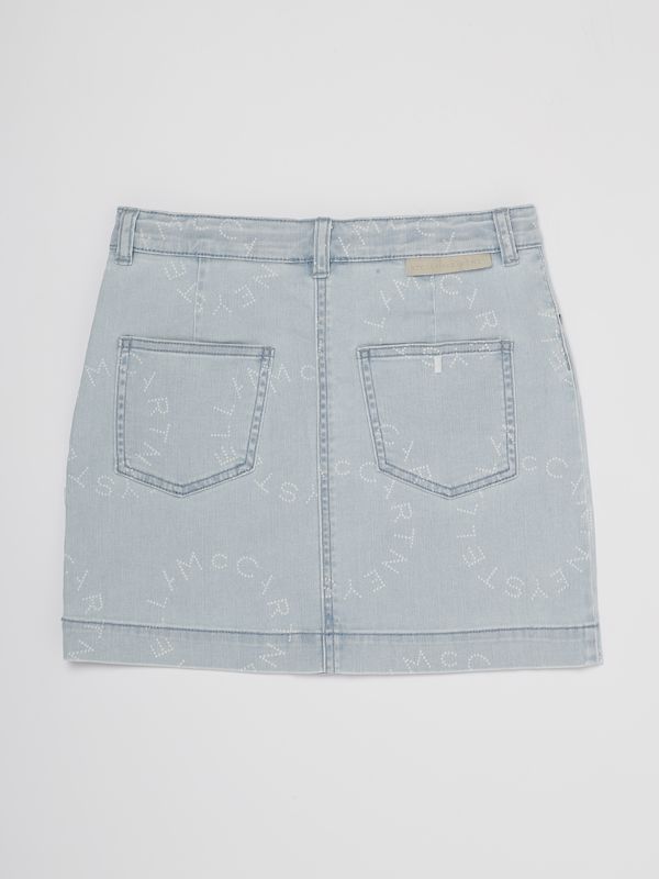 Stella McCartney girl's skirt in stretch denim tu7b01z1917