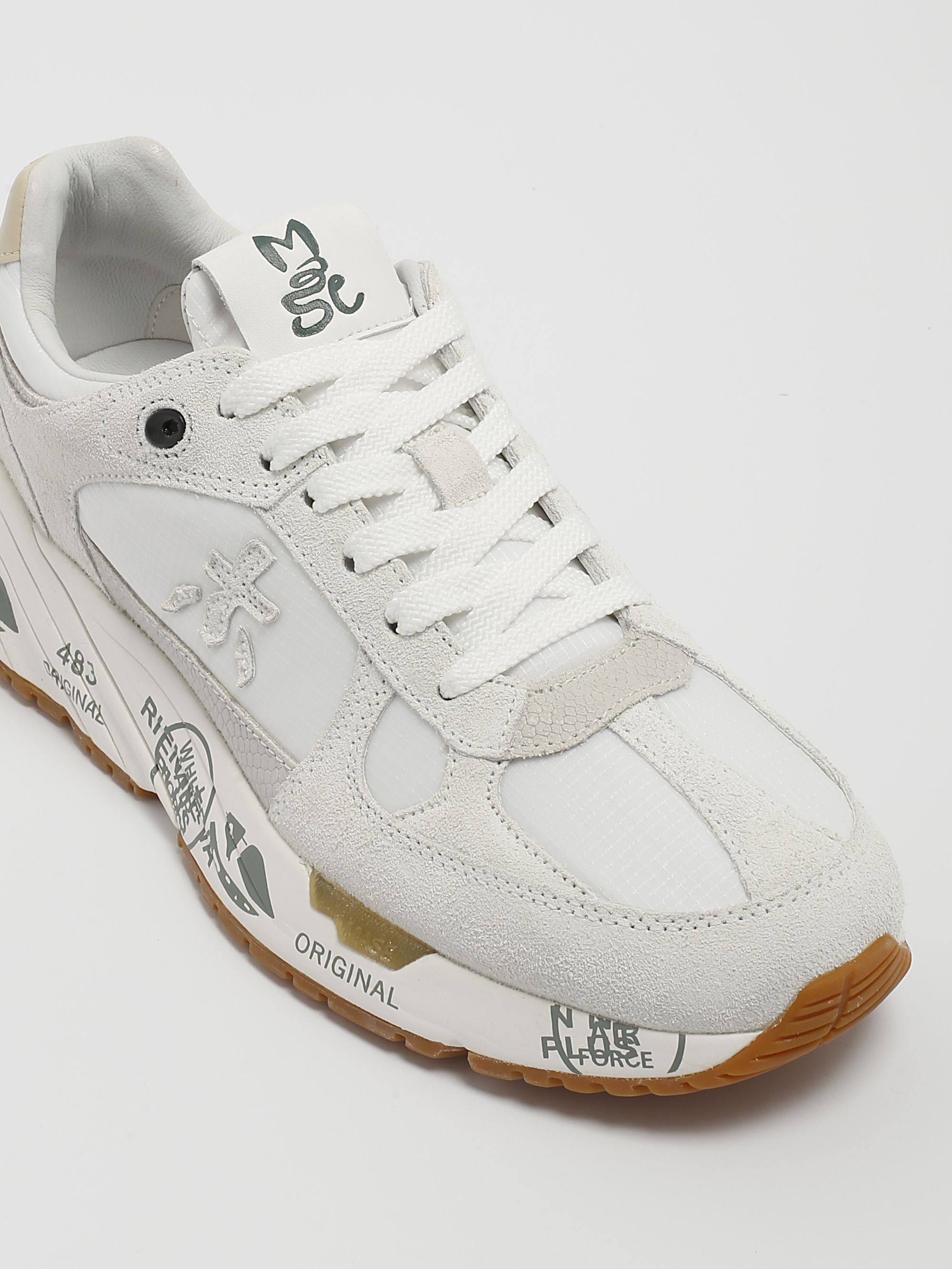 スニーカー PREMIATA Women Sneakers MASED5661 WHITE Premiata Mased 5661 suede sneakers for women mased5661 White