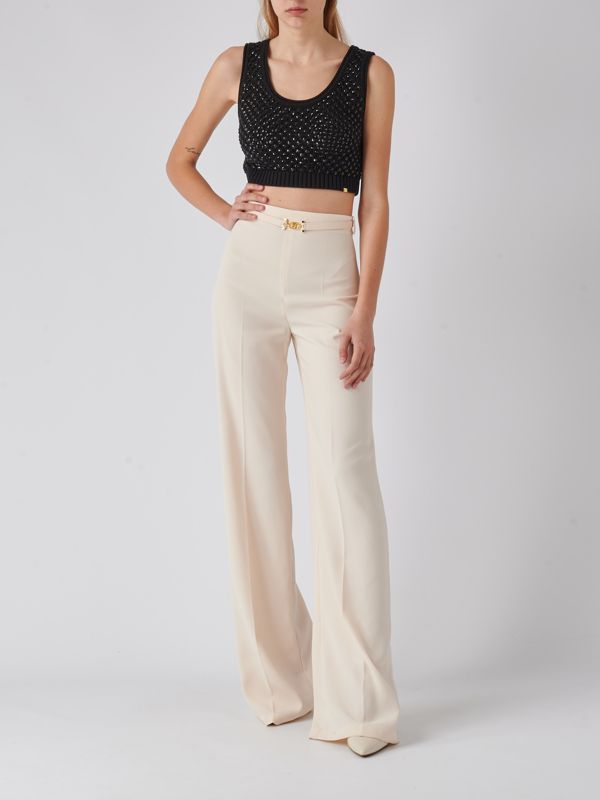 【★完売必至★】ELISABETTA FRANCHI ☆ コットンジーンズ Elisabetta Franchi women's viscose blend top tk33b47e2