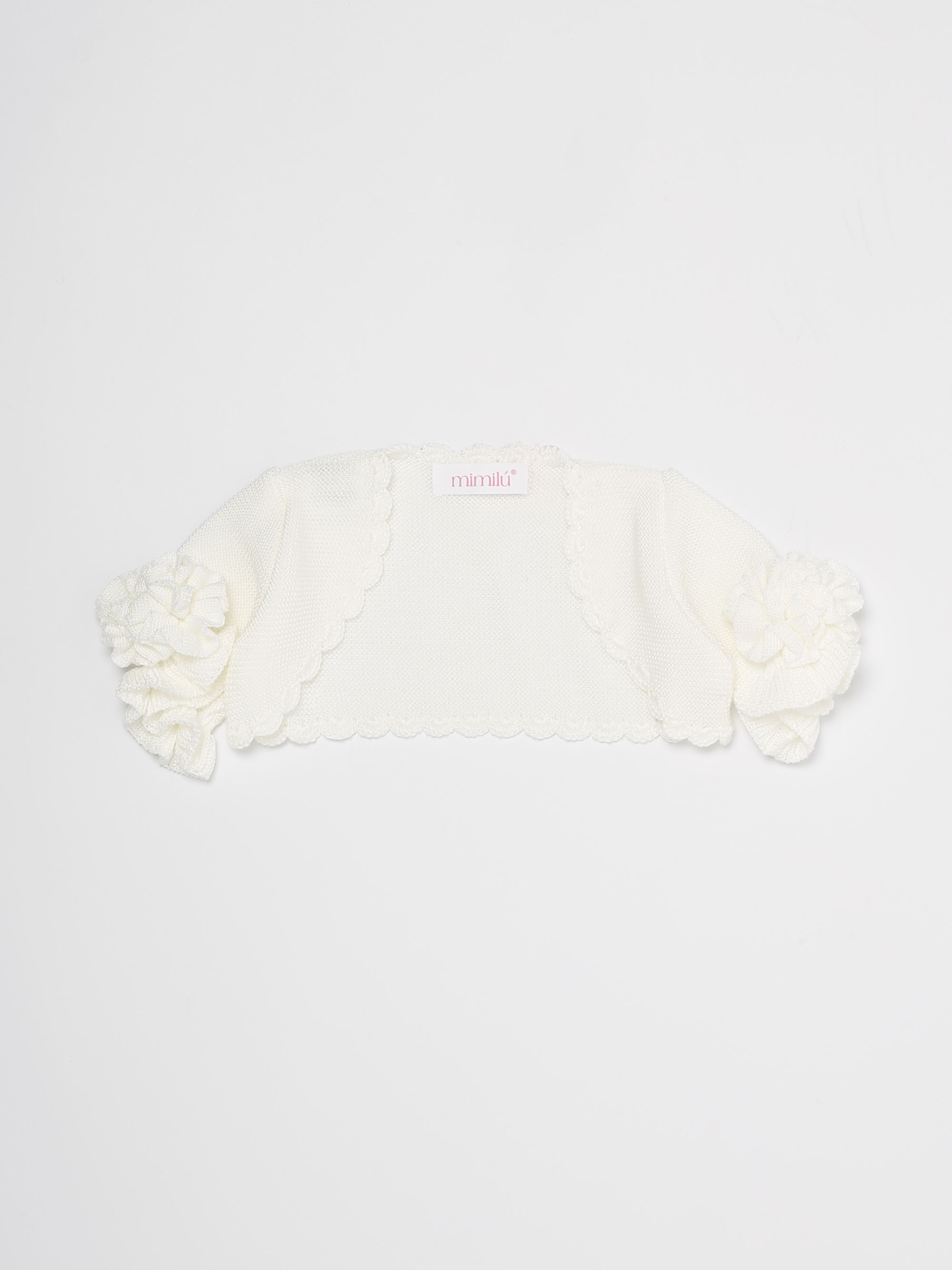 Mimilù baby girl knit shrugs White
