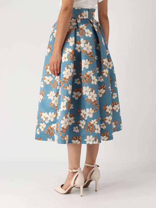 スカート VERSACE VISCOSE DUCHESSE SKIRT Versace Duchesse Skirt - Purple - 27% Off | Editorialist