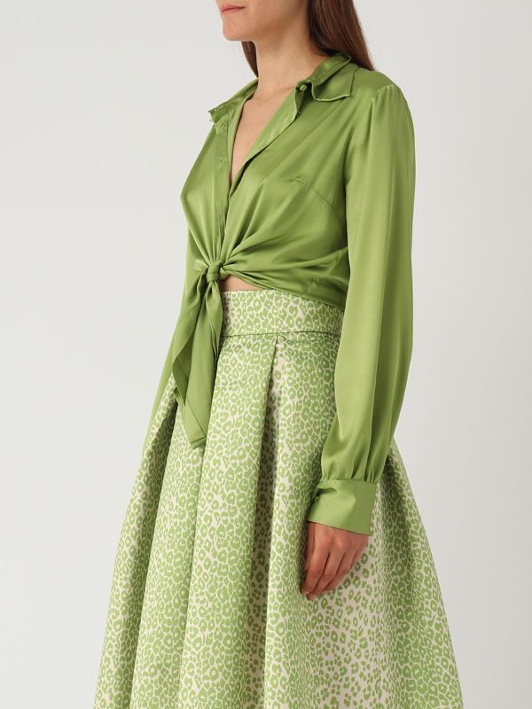 2. Women's satin shirt Meadow Giada Curti gcr24kn155s71