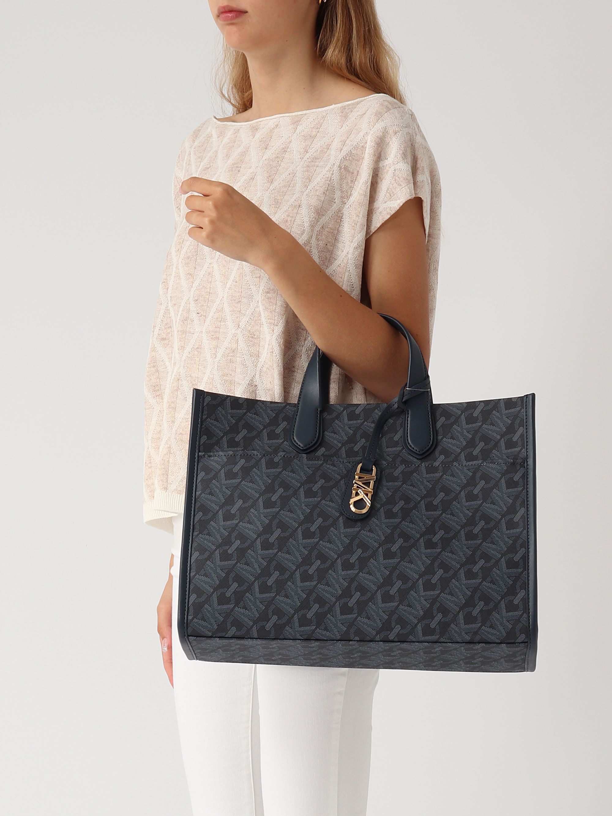 Sac Cabas Gigi En Cuir - Grand Fourre-tout Bourgogne, Multipoches, Fermeture éclair - Tote Bag Travail