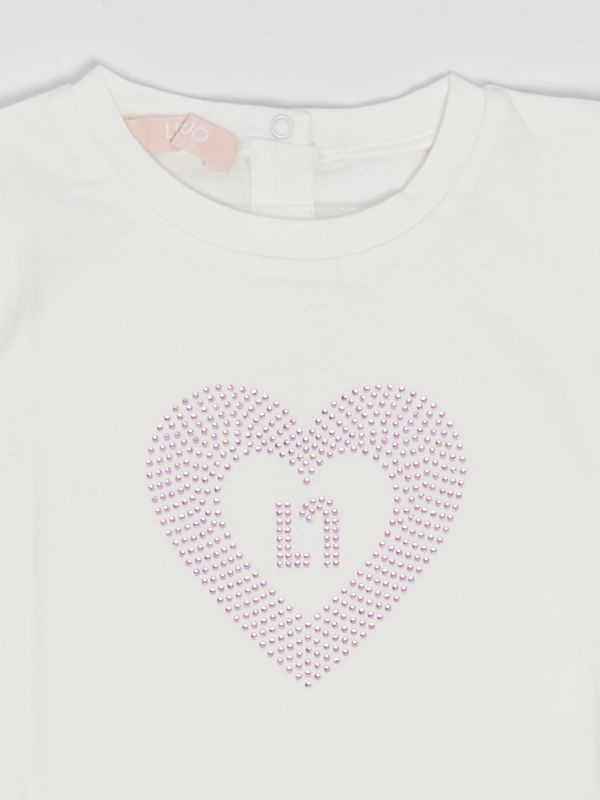 Cotton Jersey Liujo Tshirt Liu Jo Printed Tennis T-Shirt With