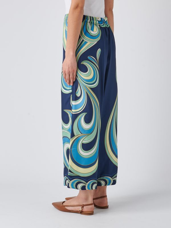パンツ MALIPARMI Woman Pants Green JH720031027 D6069 MALIPARMI: Pants woman - Green | Maliparmi pants JH720031027
