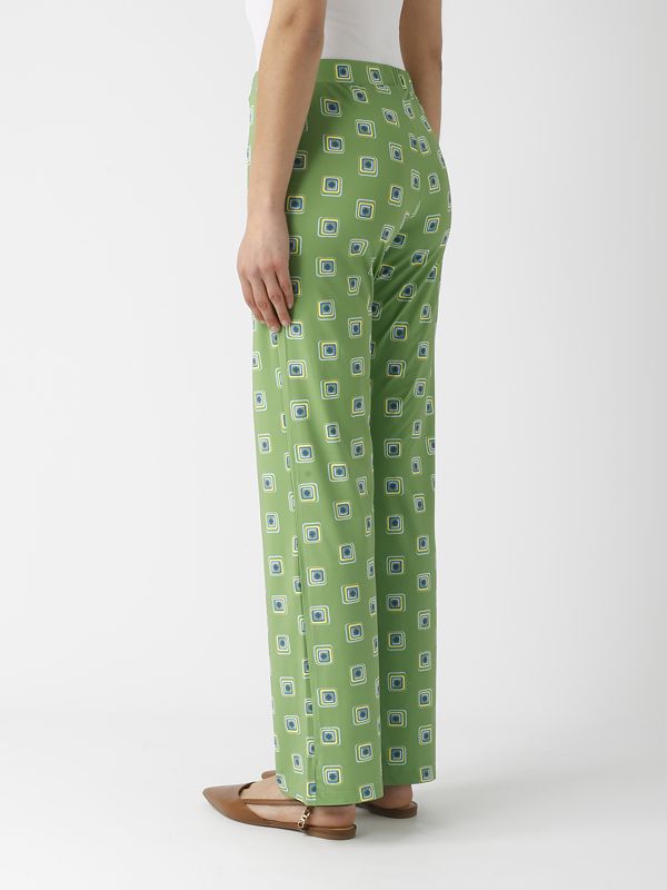 Maliparmi women's stretch jersey pants jh755770630 Green