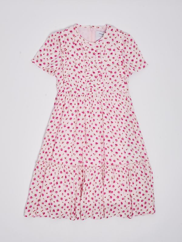 Abito bambina Simonetta in viscosa su1b01k0178 Rosa
