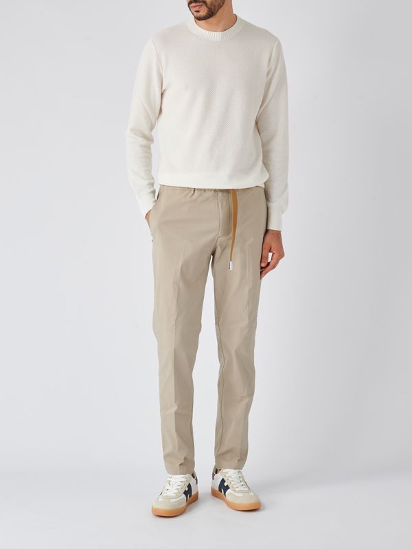 パンツ PHIGVEL AVIATOR TROUSERS SAND BEIGE Freewheelers & Co Aviators Trouser - Yarn-Dyed Dark Beige