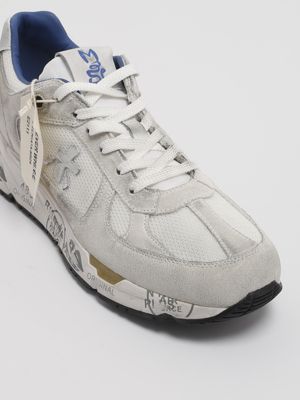 5. Sneakers Premiata Mase 6621 en daim et tissu pour homme Blanc Premiata