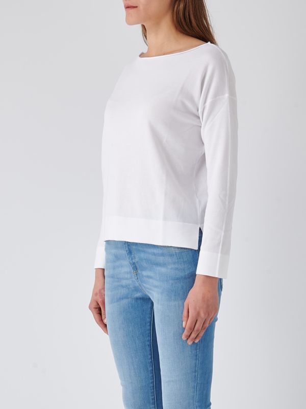 Gran Sasso Fresh Cotton Crewneck Sweatshirt - Frank Stella