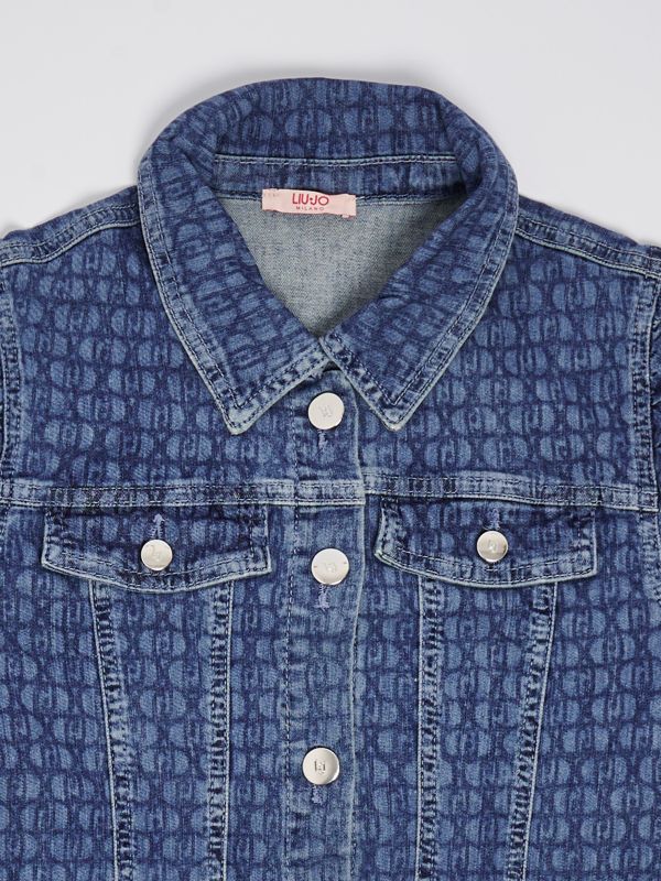 Girl's jeans jacket Liu Jo ga4240d4680 Medium Denim Caposerio