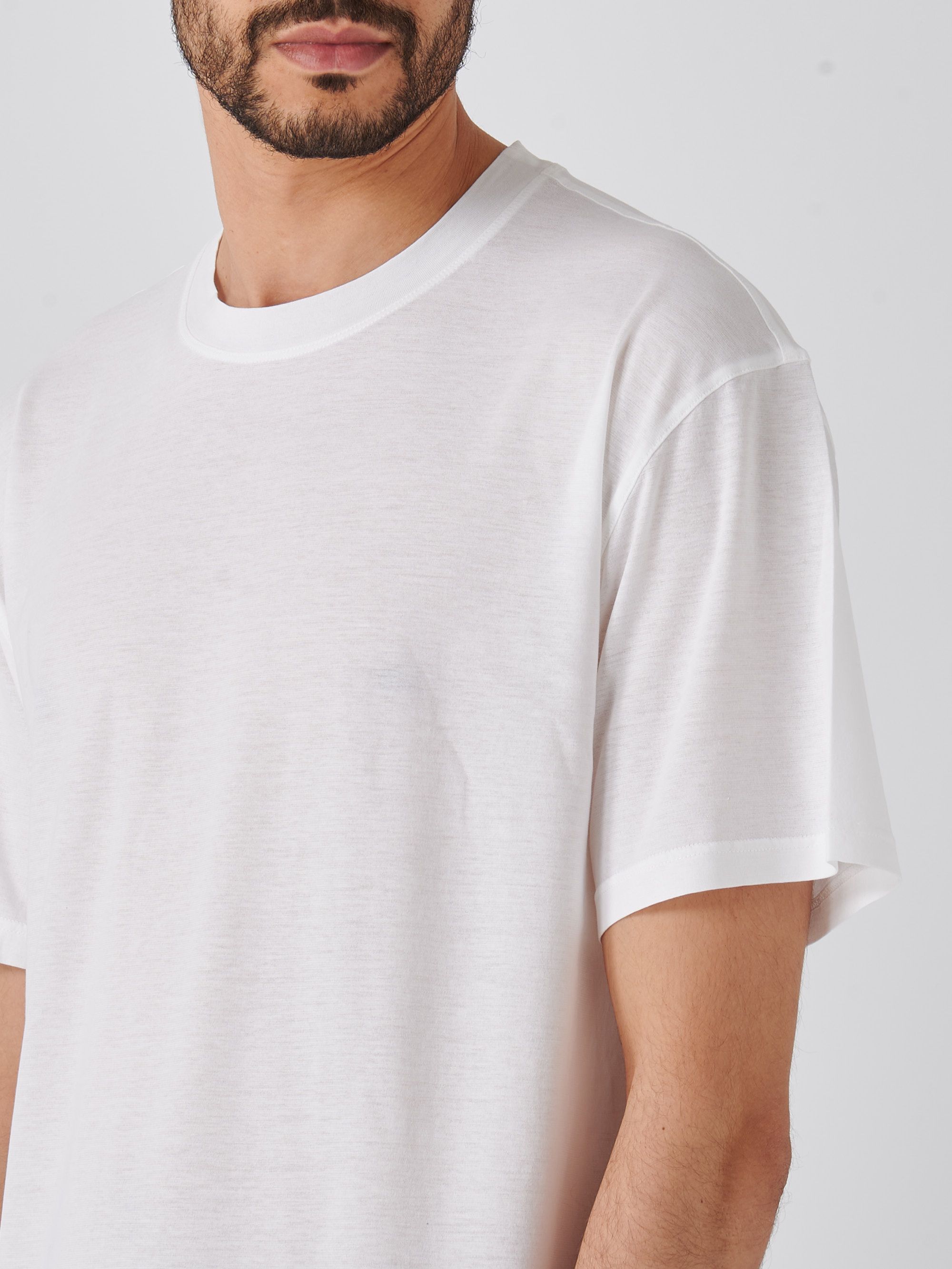 T-shirt uomo Filippo De Laurentiis oversize in cotone