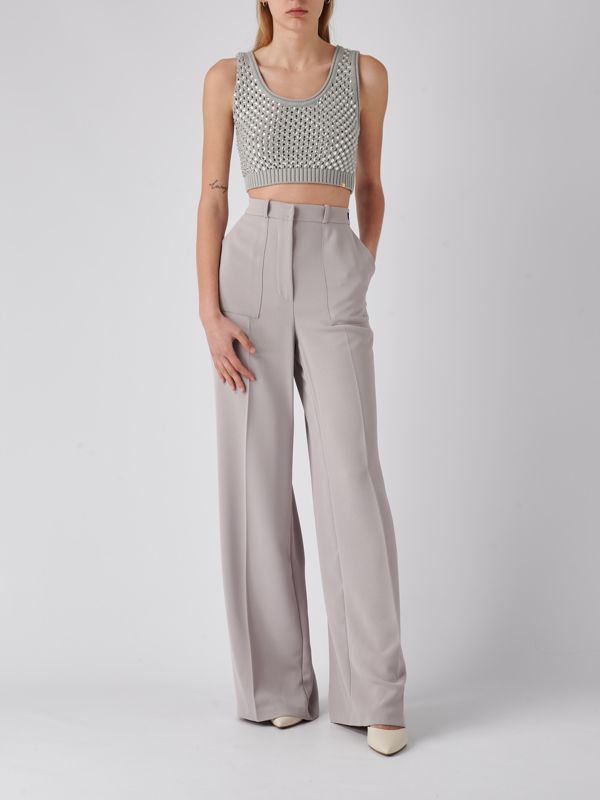 Elisabetta Franchi women's pants in lightweight crepe